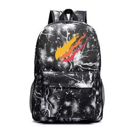 Fashion Bookbag Prestonplayz Printed Starry Sky Backpack Casual Primary and Secondary School Bag Student Backpack Computer Bag 230815