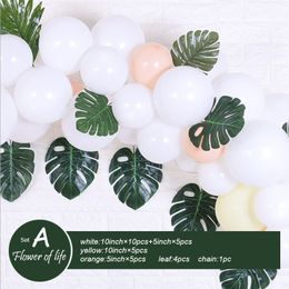 Other Event Party Supplies Birthday Decoration Balloon Cover Arrangement Childrens Wedding Site Decor Round Latex Balloons Festival Background Balon 230815