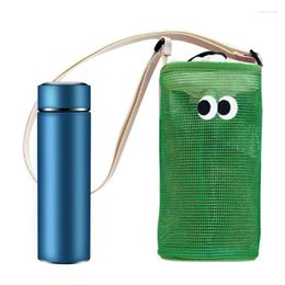 Storage Bags Water Bottle Carrier Bag Lightweight Big Eye Mesh Sleeve Polyester Jugs Holder Indoor Outdoor