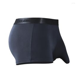 Underpants Men's Modal Underwear Boxers Shorts Breathable Panties Man Solid JJ Penis Pouch Male Trunk Cueca Masculina Plus Size