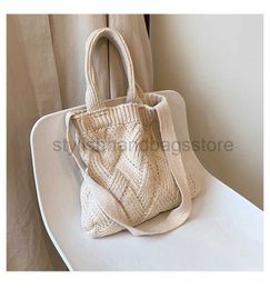 Totes Luxury Handbag Women's Knitted Retro Messenger Handbagstylishhandbagsstore