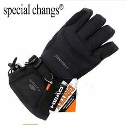 Five Fingers Gloves brand mens ski gloves Snowboard Snowmobile Motorcycle Riding winter Windproof Waterproof unisex snow 230816