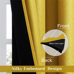 Curtain 310cm High Ceiling Blackout Bedroom Curtains Thermal Insulated Noise Reducing Curtains for Living Room