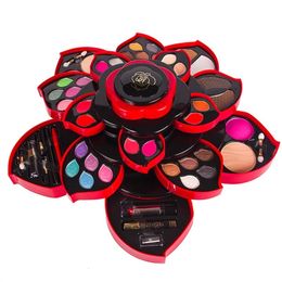 Eye Shadow 2023 Beauty Flower Plate Big Size Plum Blossom Rotating Box Cosmetic Case Makeup Palette Tools 230815