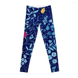 Active Pants Pastel Blue Floral Beetle Pattern Leggings Sports Woman Workout Shorts Gym Wear Women