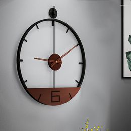 Wall Clocks Digital Home Clock Hanging Bedroom Japanese Nordic Luxury Silent Kitchen Pendule Spirituel Room Decoration