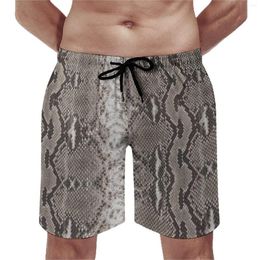 Men's Shorts Snakeskin Python Board Animal Skin Print Short Pants Men Graphic Sports Surf Quick Dry Beach Trunks Birthday Gift