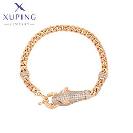 Charm Bracelets Xuping Jewelry Arrival Animal Shaped Fashion Vintage Bracelet With Synthetic Cubic Zirconia for Women Gift X0005768 230816