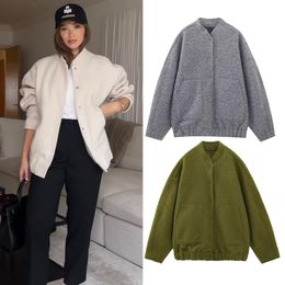 Womens Jackets Jacket Women Spring Coat Fashion Loose LongSleeved Women Jacket Chic Mix Street Warm Jacket Women Fashion Chic Coat 230815