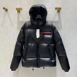 24 SS Мужчина большой зимний теплый ветропроницаемый дизайн куртки дизайнер высококачественный материал для вышивки пара coatxm xl mencoat
