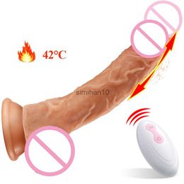 Dildos/Dongs AAV 8.7 Inch Big Dildo With 8 Vibrating Modes Sex Toys Wireless Vibrating Dildos With Heating Anal Plug Toys For Women AM Penis HKD230816