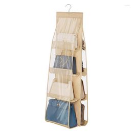 Storage Bags Bag Hanging Put Finishing Artifact Wall Household Wardrobe Rack