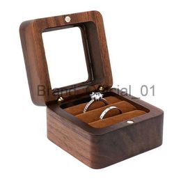 Wooden Jewellery Box Portable Travel Ring Earring Necklace Pendant Wedding Storage Box Souvenir Wholesale Customised x0816