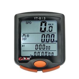 Bike Computers BOGEER Bicycle Computer YT813 Code Table Mountain Speedometer Riding Cable Luminous Tachometer 230815