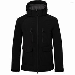 Men's Jackets Mens Outdoor Windbreaker Waterproof Softshell Fleece Jacket With Good Qality Size S-XXL 8008