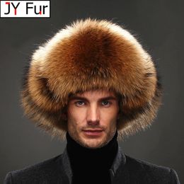 Trapper Hats high-end luxury fur hat Men's fur hat Lei Feng cap ear cap fur necessary hat Real fur hat 100% Sheepskin top hat 230815