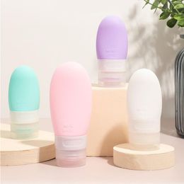 38ml 60ml Empty Refillable Outdoor Travel Kit Squeeze Travel Size Bottle Silicone Shampoo Bottle Set Xaarx