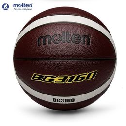 Balls Molten Basketball Ball Men GG7X Official Size 7/6/5 PU Leather Ball for Men Women Outdoor Indoor Match Training Baloncesto Women 230815
