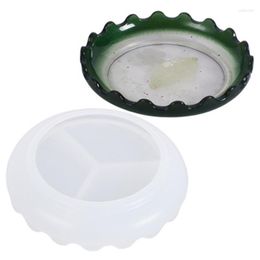 Baking Moulds Selling Round Flower Fruit Tray Moulds Resin Chocolate Candy Dish Mould Silicone Mould For Apple Banana Jewellery Pendant Trays