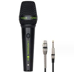 C350 Professional Dynamic Microphone Cardioid Vocal Wired MIC with XLR Cable Plug Play C-350 Microphone for Stage Karaoke KTV DHL