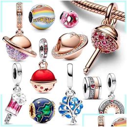 Charms 925 Sterling Sier Pandora Charm 2023 Latest Universe Series Beads Suitable For Primitive Ladies Bracelet Female Jewelry Diy G Dh1Bi