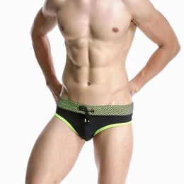 Underpants Men's Sexy Swimsuit Seobean Summer Brief Low Rise Swimming Pants