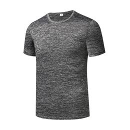 SSFJ MF7500 # Cationic Elastic Quick Drying Shirt Round Neck Short Sleeve T-shirt