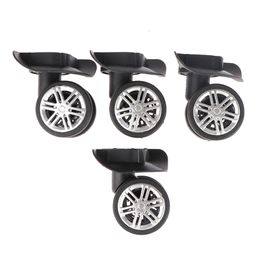 Bag Parts Accessories 4pcs Silent Universal Wheels Replacement Luggage Caster Accessories Suitcases Repair Trolley Rubber Wheels Silent Luggage Wheels 230815