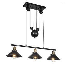 Pendant Lamps Nordic Led Iron Hanging Lights Industrial Lamp Lustre Pendente Kitchen Fixtures Living Room Dining