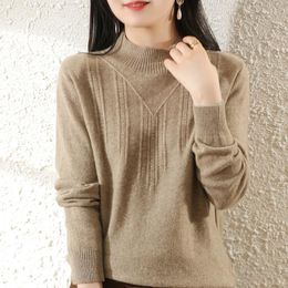 Women's Sweaters Women Sweater Pure Cashmere Knitted Pullovers 2023 Arrival O-neck Knitwears Long Sleeve Soft Warm Female Jumpers Tricot