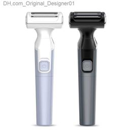 2-in-1 male hair removal machine waterproof private part hair removal machine Bikini female Pubic hair shaver male body hair trimming machine Z230817