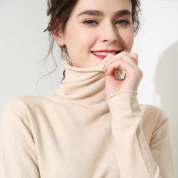 Women's Sweaters Woman Cashmere Sweater Women Autumn Winter Turtleneck Female Wool Pullover Solid Color Shirt Slim Basic