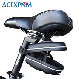 Panniers Bags ACEXPNM EVA Bicycle Bag Waterproof Bike Rear Seat Mountain Road Cycling Mini Saddle Tail Accessories 230815