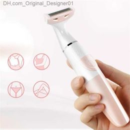 Portable Electric Body Hair Removal Girl Shaving Private Area Pubic Leg Scissor Women Epilator Women Bikini Thread Hair Trimmer Z230818