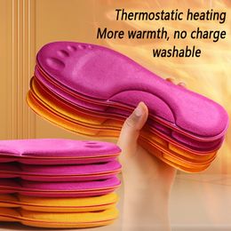 Shoe Parts Accessories Self Heated Thermal Insoles For Feet Winter Thermal Thicken Memory Foam Shoe Pads Men Women Sports Shoes Self-heating Shoe Pads 230816