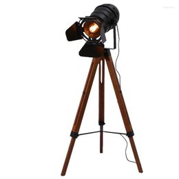 Floor Lamps Nordic Designer Vintage Lamp Pography Studio Wood E27 Bulb Angle Adjustable Villa Film Props Decor Light Fixture