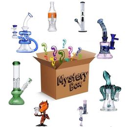 Smoking Pipes Surprising Gift Blind Box Mystery Suprise Hookah Water Glass Bongs Pipe Accessories Dab Oil Rigs Perc Pecolators Drop De Dhf0Y