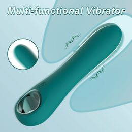 Powerful G Spot Vibrator Dildo Soft Silicone Vibrating Massagers Clitoral Vagina Anal Stimulation Adult Sex Toys for Women