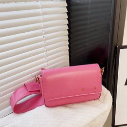Fashion Letter Handheld Bag Shoulder Bag Women's Bag Candy Color Crossbody Small Square Bag Bags