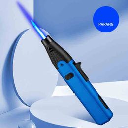 Latest Pen Shaped Jet windproof butane lighter No Gas Inflatable Flame gadgets 5 Colours For Smoking Cigarette Lighters Tool Accessories