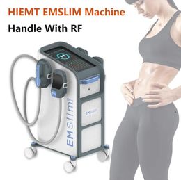 2023 latest slimming weight loss emslim machine 5 Handles RF HIEMT Muscle Sculpting Fat Reduce Body shaping Machine Manufacturer EMS slimming machine