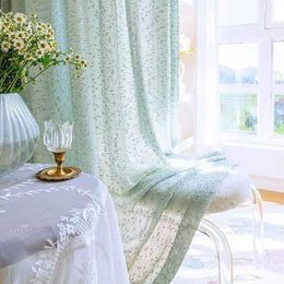 Curtain Semi Sheer Curtains for Living Room - 96 inches Extra Long Light Filtering Grommet Window Curtains for Bedroom /Office