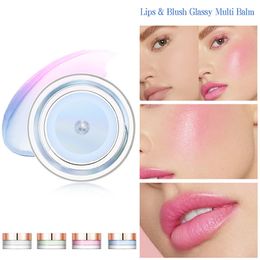 Blush Color Changing Cream Warm Temperature Change MultiUse Glassy Pink Lips Cheek Blusher Waterproof Lasting Makeup 5g 230815