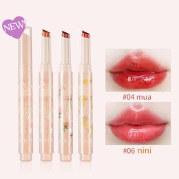 Lipstick FLORTTE Crystal Lip Balm Jelly Moisturising Mirror Water Light Solid Glaze Red Tint Makeup Cosmetics 230816