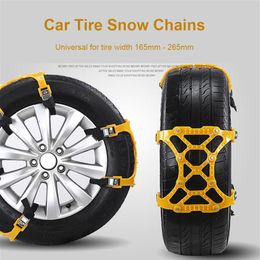 Car Tyre Snow Chain Auto Truck Adjustable Winter Mud Anti Slip Anti-Skid Safty Emergency Security Tyre Wheel Chain Belt236b252o