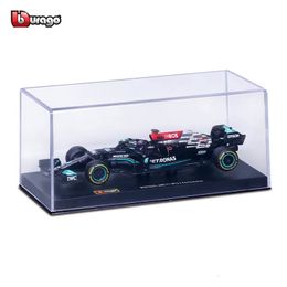 Diecast Model car Bburago 1 43 Mercedes-AMG W12 E Performance #44 #77 Alloy Luxury Vehicle Diecast car Model Toy Collection Gift 230814