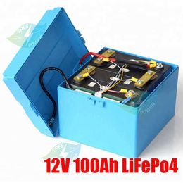 12v 100Ah LiFePO4 Deep Cycle Battery 12V LiFePO4 Battery Pack 12V 100Ah lithium iron phosphate battery for solar panel +charger