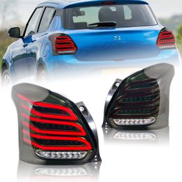 Cars Tail Lights For Suzuki Swift 20 17-20 20 LED Sequential Turn Signal Lights Rear Brake Parking Lights