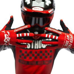 Designer Gloves FXR Moto Touch Screen wihte Black Motocross Riding Bike MX MTB Racing Sports Cycling Dirt Glove lattice gloves 14MQZX