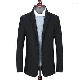 Men's Jackets Plus Size 8XL 6XL 5XL 4XL Classic Autumn Winter Casual Men Wool Coats Warm Slim Single Button Outwear Solid Overcoats